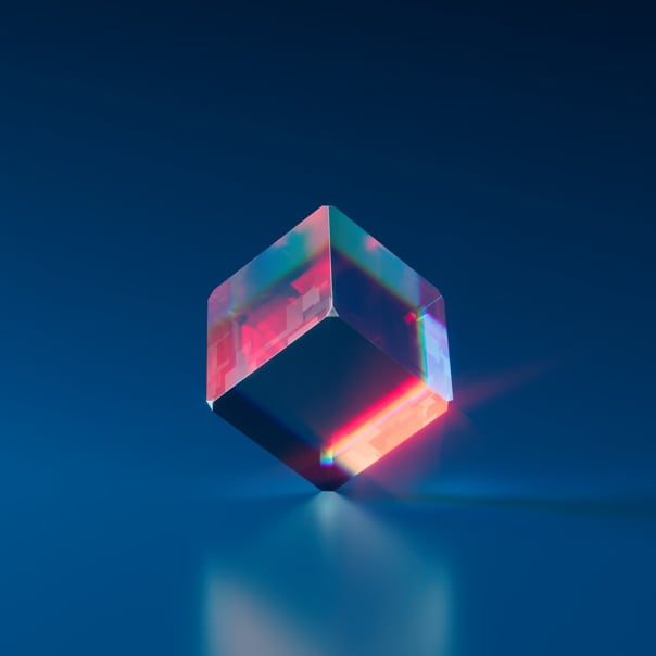 a cube at equilibrium